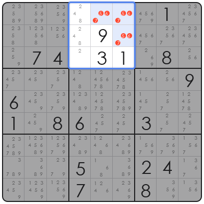 sudoku cross hatching